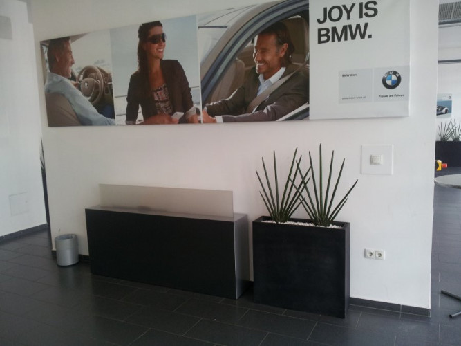 Luxusní květináče BMW Vídeň