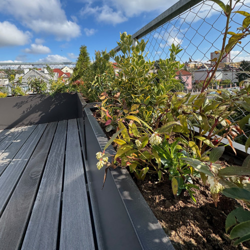 Květináče na terasu pro příjemné prostředí kliniky