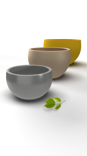 Designové květináče pro olivovníky na terase