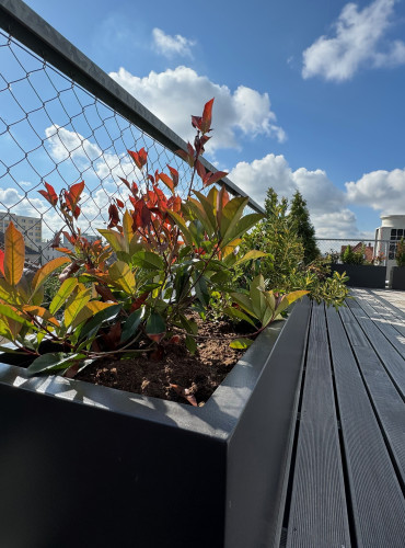 Květináče na terasu pro příjemné prostředí kliniky